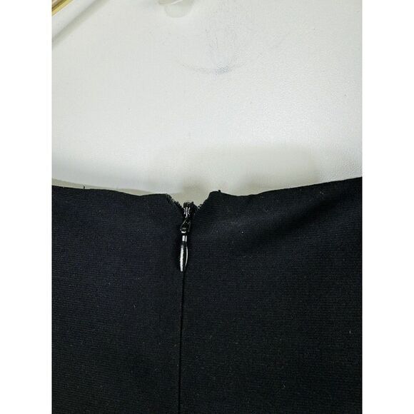 NWT Adrianna Papell Women's Sz 4 Embroidered Mesh Gown Tulle 3/4 Sleeve Floral - Picture 7 of 7